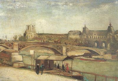 Vincent Van Gogh The Pont du Carrousel and the Louvre (nn04) Sweden oil painting art